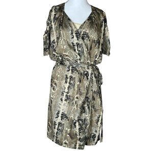 Heed Snakeskin Design Dress Size Medium